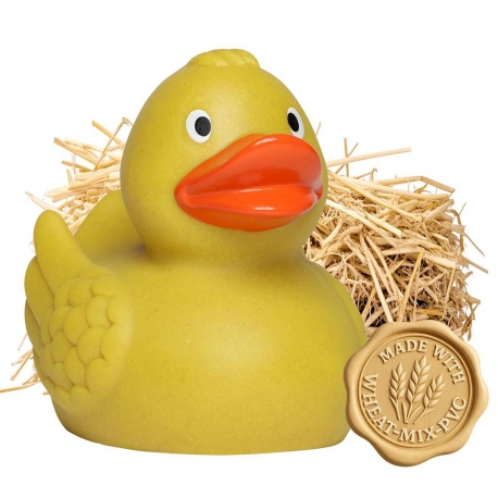 Stroh Gummi ente Ducky 7,5 cm DR  Übrige farben