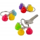 Micro duck sleutelhanger met 3 eendjes  Mini eendjes