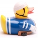 Eishockey mit Gummiente, Blau D  Sport enten