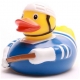 Rubber duck icehockey Blue D  Sport ducks
