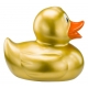 Rubber duck GOLD Giant XL 28 cm  Big ducks