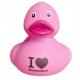 DUCKY TALK I LOVE Amsterdam Roze  Eendjes met tekst