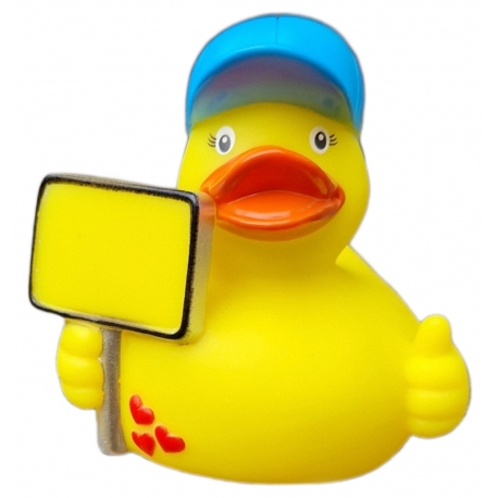 Rubber Duck with Sign  More ducks