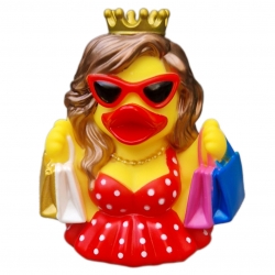 Shopping girl rubberduck F  More ducks