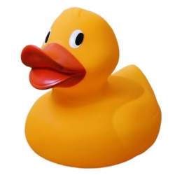 Große Gummi-Ente XL 28 cm TT  Gelb