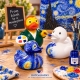 Starry Night van Gogh Badeend Gummie-ente  Dutch Ducky