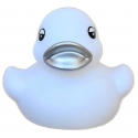 Gummiente weiß silber B