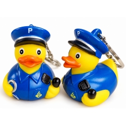 Keychain rubber duck Police  Keychains