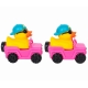 Mini Jeep Badeend roze  Home