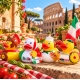 Rubber duck Roman soldier Italy D  World ducks