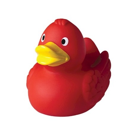 Gummi ente Ducky 7,5 cm DR rot  Übrige farben