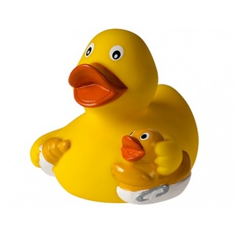 Rubber duck mama with baby  More ducks
