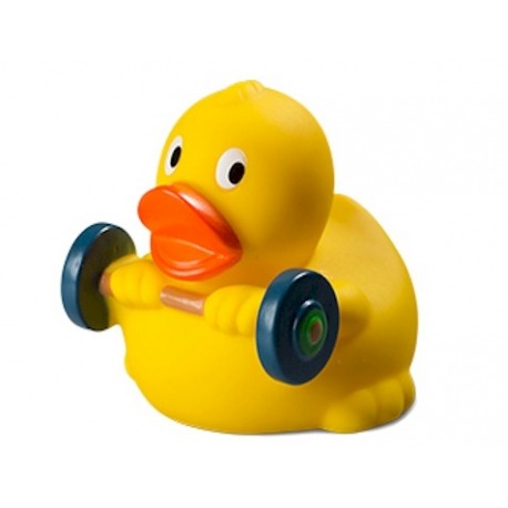 Gummi-ente Gewichtheber DR  Sport enten