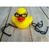 Glasses black S for rubber duck mini