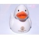 Badeend Ducky 7,5 cm DR wit  Wit