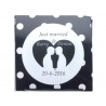 Sticker just married bruidegommen (24 stuks)
