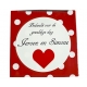 Sticker Bedankt voor de gezellige dag black heart (24 pieces)  Stickers