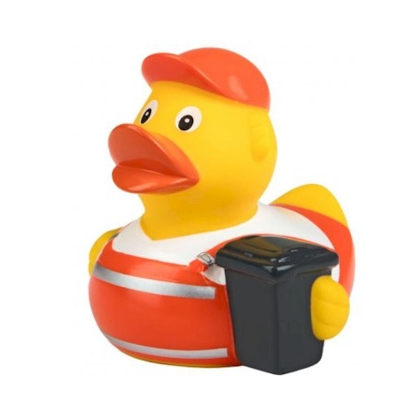 Rubber duck Garbage man DR  Profession ducks