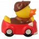 Gummi-ente Autofahrer LILALU  Lilalu