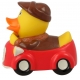 Badeend automobilist rood LILALU  Lilalu