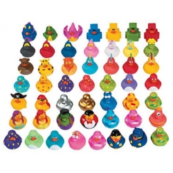 Set von 600 verschiedenen Gummi-Enten DESIGN 1  Mini enten