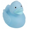 Gummi ente Ducky 7,5 cm DR Pastell blau