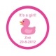 Sticker It´s a girl ducky (24 pieces)  Stickers
