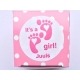 Sticker It´s a girl baby voetjes (24 stuks)  Stickers