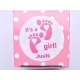 Sticker It´s a girl bay feet (24 pieces)  Stickers