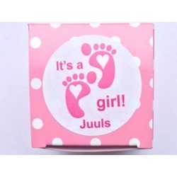 Sticker It´s a girl bay feet (24 pieces)  Stickers