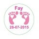 Sticker It´s a girl baby voetjes (24 stuks)  Stickers