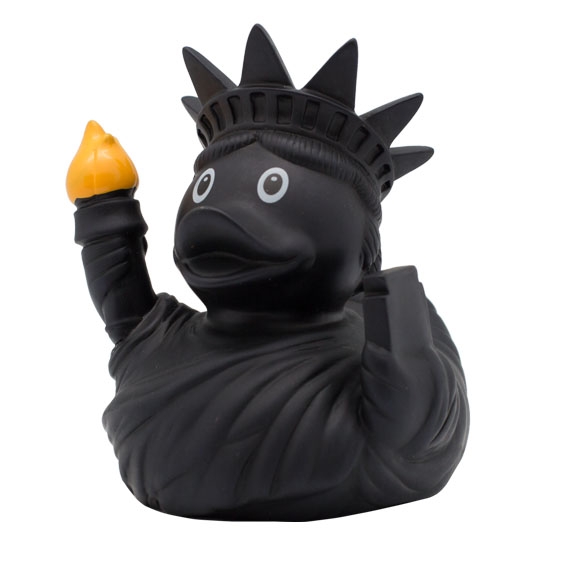 Badeend Vrijheidsbeeld Zwart LILALU