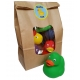 Gummi-ente Rot 8,5 cm B  Übrige farben