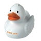 Badeend Ducky 7,5 cm DR wit  Wit