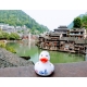 Gummie-ente DUTCH DUCKY Fahrad 8 cm B  Dutch Ducky