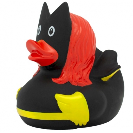 Gummi-ente Dark Duck Frau LILALU  Lilalu