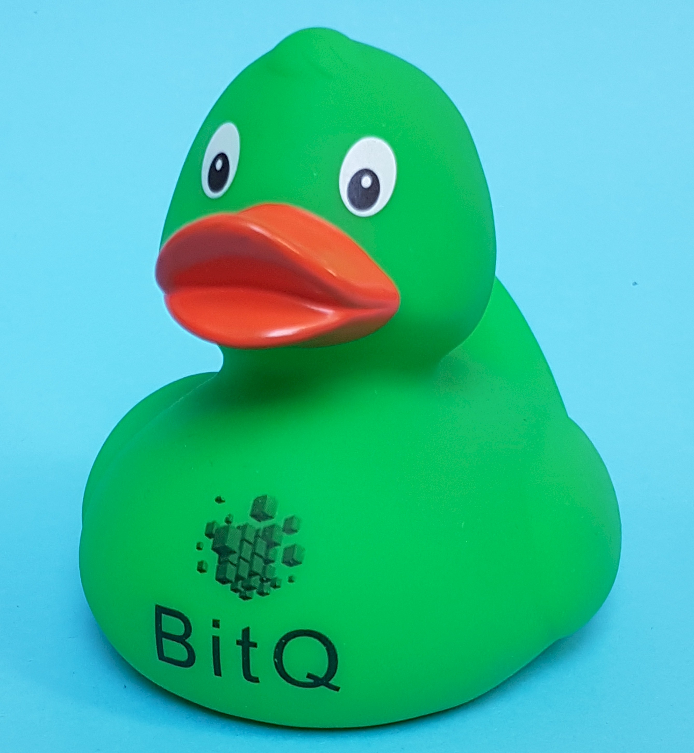 Badeend Lime/ groen 8 cm B