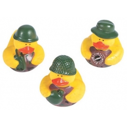 Rubber duck mini Army camouflage (per 3)  Mini ducks