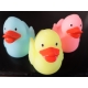 Badeend Ducky 7,5 cm DR glow in the dark zalmroze  Overige kleuren