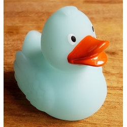 Rubber duck Ducky 7.5cm DR glow in the dark blue/green  Other colors