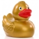 Rubber duck Ducky 7.5cm gold DR  Gold