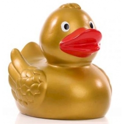 Badeend Ducky 7,5 cm goud DR  Goud