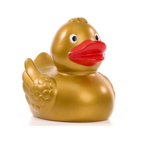Rubber duck Ducky 7.5cm gold DR  Gold
