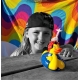 Rosie the Riveter badeend LUXY  Luxy eendjes