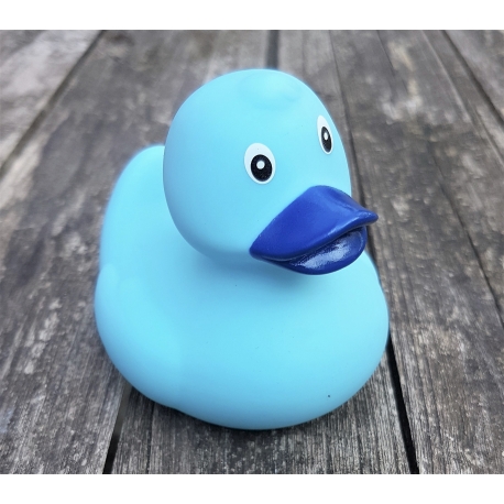 Gummi-ente blau 8 cm B  Übrige farben