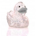 Rubber duck Ducky 7.5cm DR glitter silver
