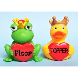 Gummi-ente / frosch mit eigenen Name oder Text  Home