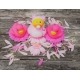 Rubber duck baby pink DR  Babyshower gift