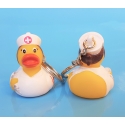 Keychain rubber duck Nurse