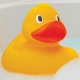 Badeend groot XL 30 cm TT  Geel